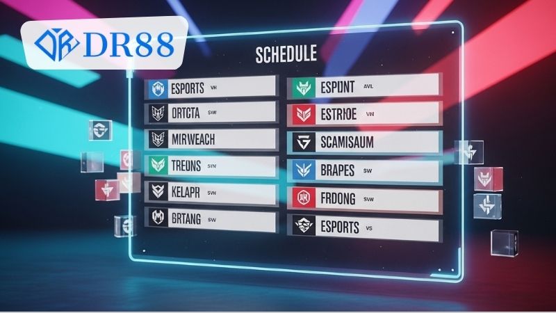 Lịch thi đấu E-sports cập nhật DR88 có gì nổi bật?