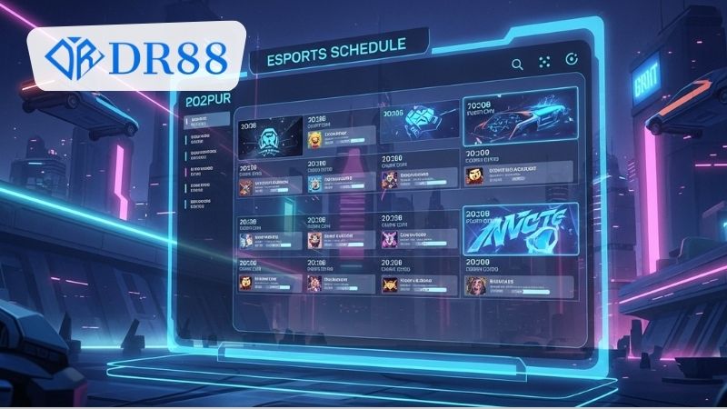 Theo dõi lịch thi đấu E-sports cập nhật DR88 như thế nào?