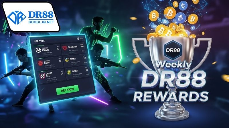 Cách tham gia cá cược esports nhận thưởng mỗi tuần DR88
