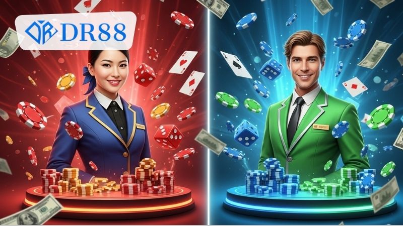 DR88 so với 8XBet về giao diện và trải nghiệm người dùng