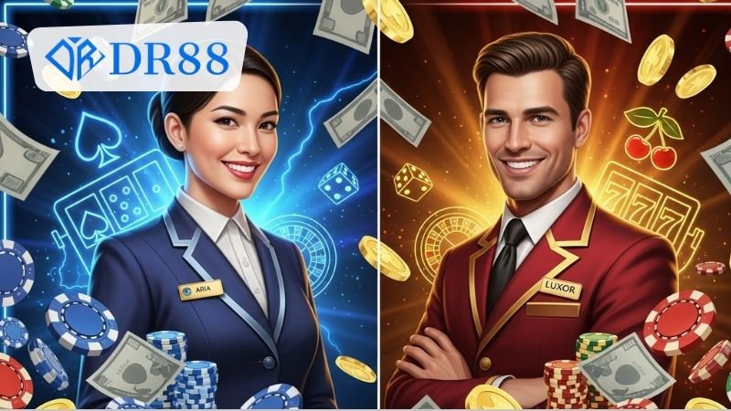 DR88 so với 8XBet về sự đa dạng trò chơi