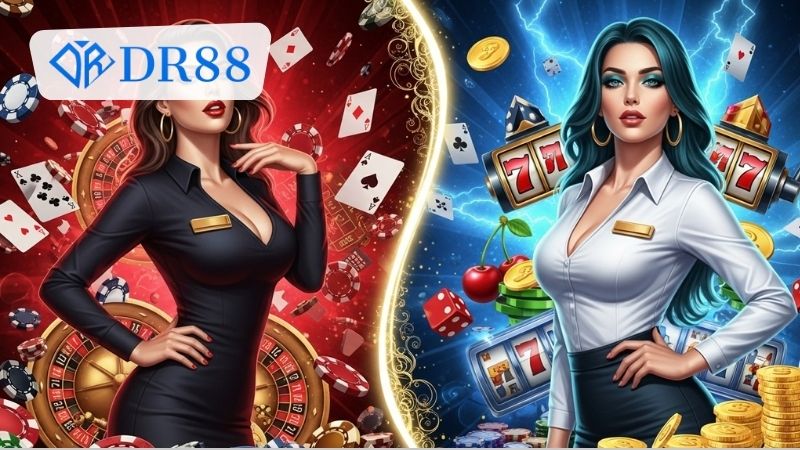 DR88 so với Lode88 về sự đa dạng danh mục trò chơi