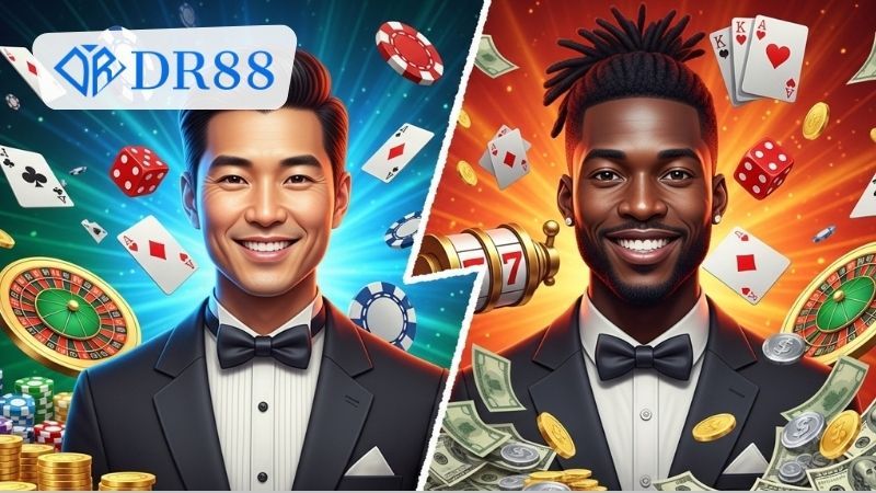DR88 so với Lucky88 về dịch vụ cược thể thao