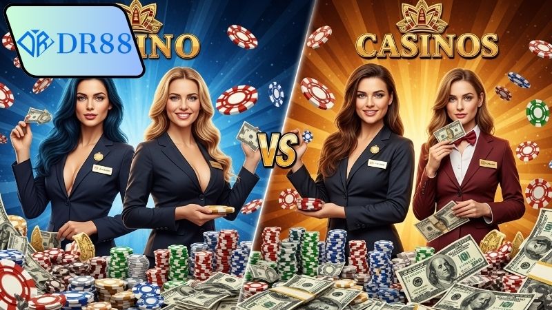 Sự đa dạng trò chơi và kèo cược của DR88 so với Rồng Hổ 88