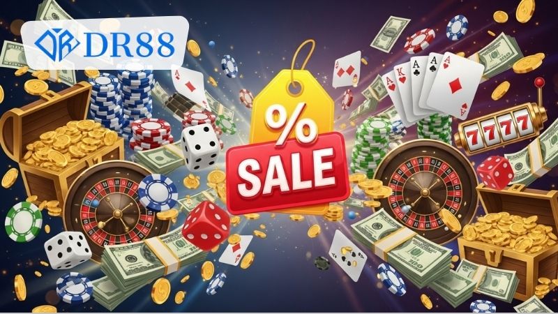 Đối tượng nhận giảm giá cho các trò chơi casino tại DR88