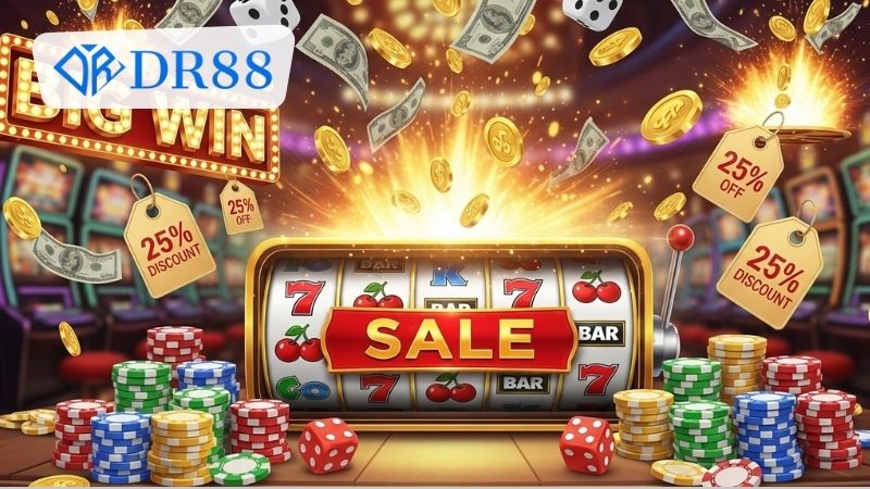 Cách nhận giảm giá cược slot game tại DR88