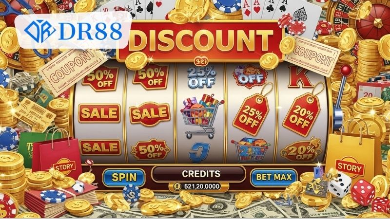 Điều kiện áp dụng giảm giá cược slot game tại DR88