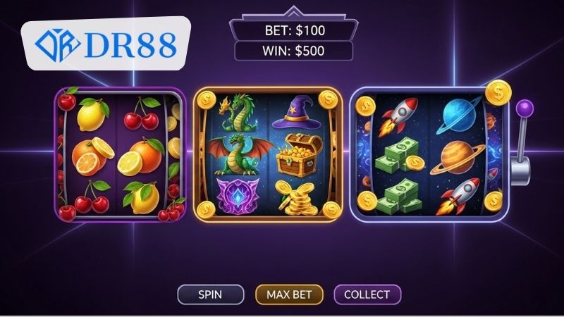 Mini Slot với nhiều chủ đề hấp dẫn