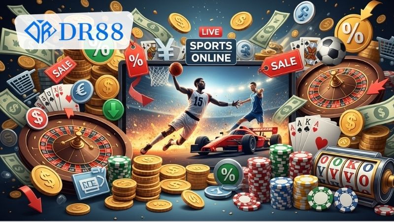 ưu đãi đặc biệt cho cược thể thao DR88